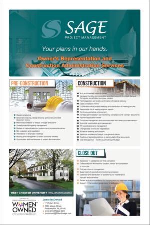 Design de Poster par UrbainFX pour Sage Project Management | Design : #16264220