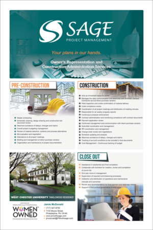 Design de Poster par UrbainFX pour Sage Project Management | Design : #16264781