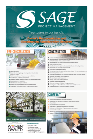 Design de Poster par UrbainFX pour Sage Project Management | Design : #16264782