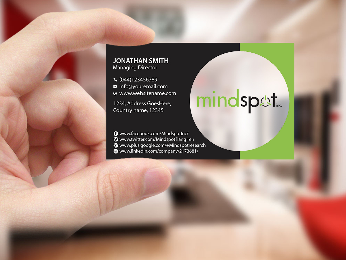 Business Card Design by Creations Box 2015 for this project | Design #16132885