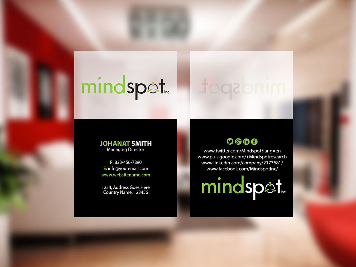 Visitenkarten-Design von Creations Box 2015 für dieses Projekt | Design #16172526