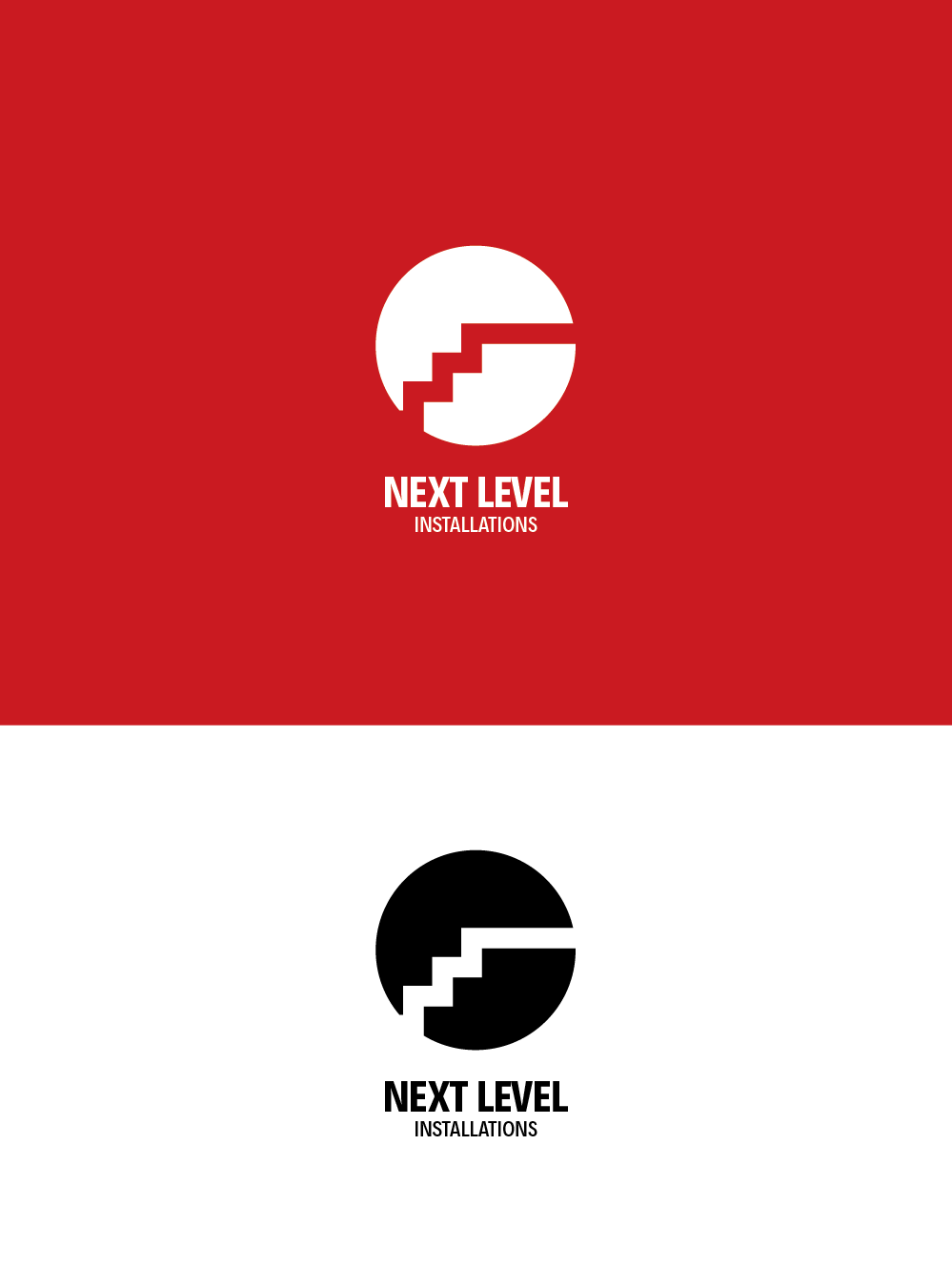 Logo Design by Maand for Next Level Installations  | Design #16118427