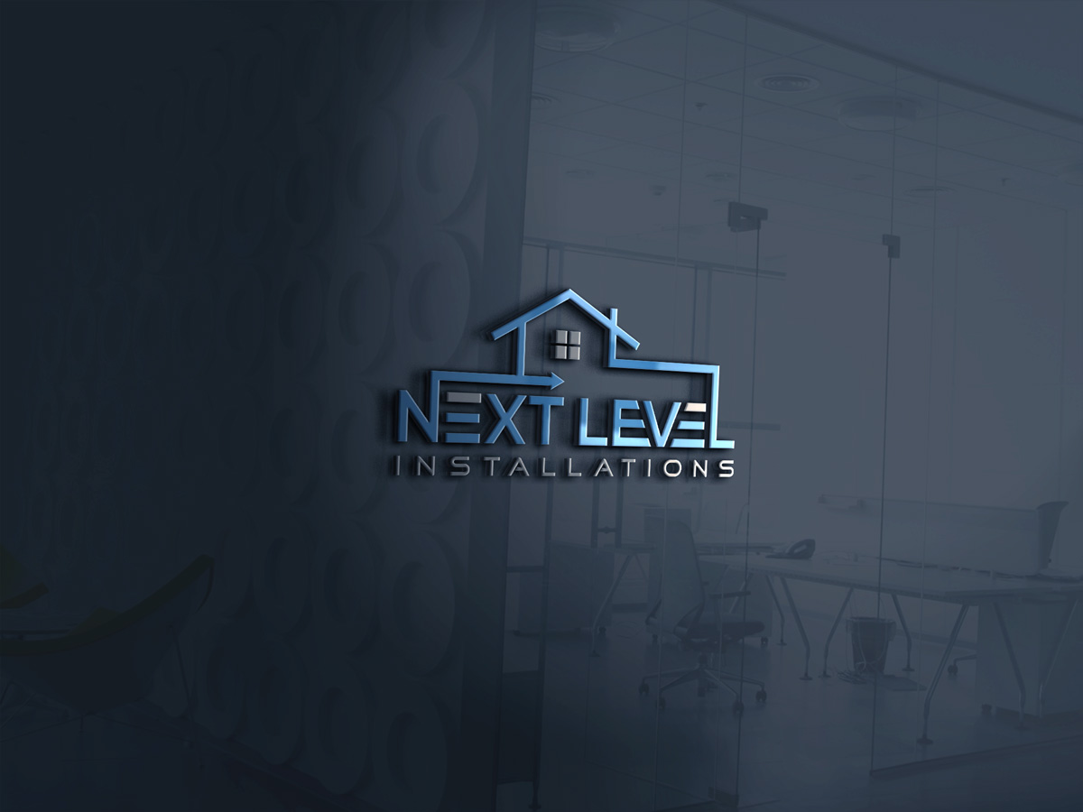 Logo Design by Hieroglyphics for Next Level Installations  | Design #16117587