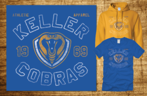 Vintage/retro Elementary school spirit wear t-shirt/sweatshirt design | T-shirt Design by CoffeeBreak88