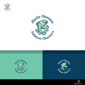 Alaska Slammin Salmon Charters | Logo Design by Graphic Bricks