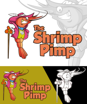 The Shrimp Pimp | Logo Design by StudioD™