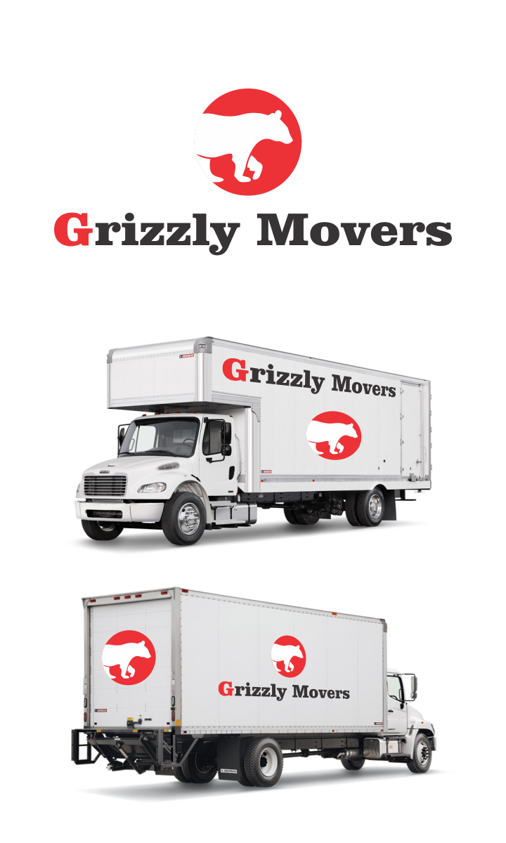 Logo Design by Monimonzy for Grizzly Movers, LLC | Design #2686629