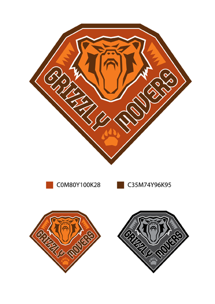 Logo Design by askatanoto.com for Grizzly Movers, LLC | Design #2641559