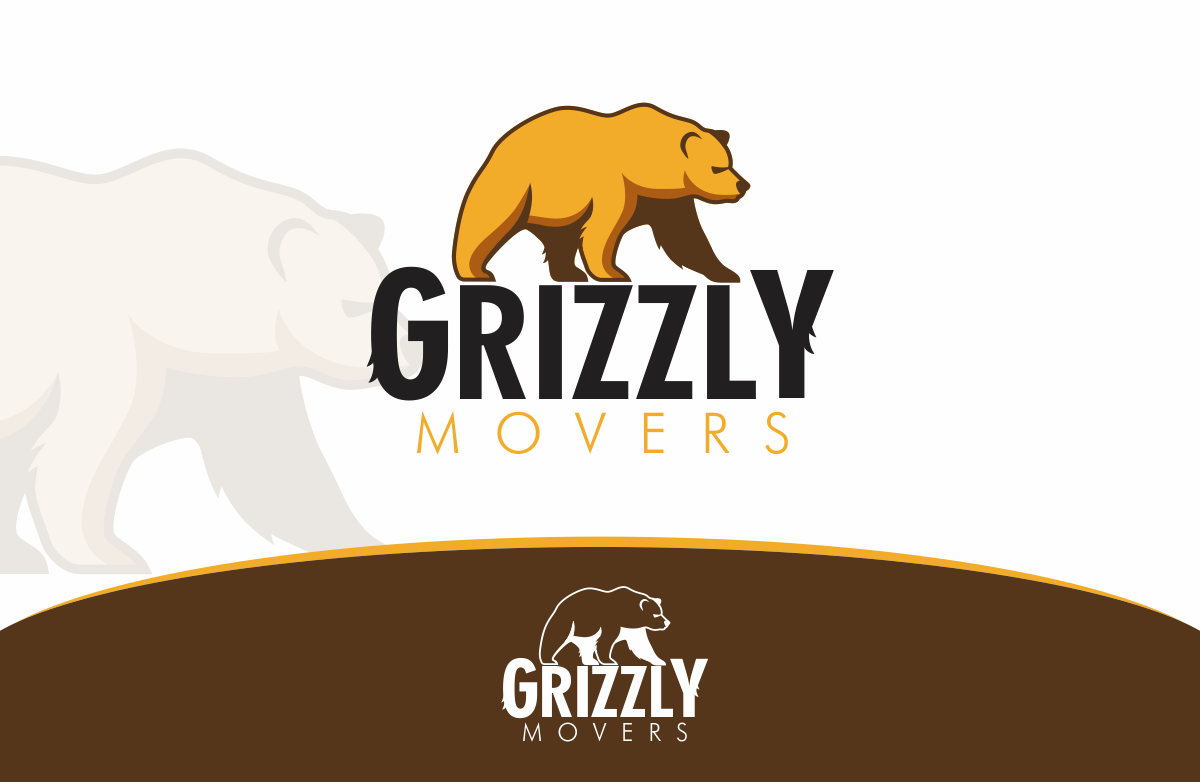 Logo Design by DownsArt for Grizzly Movers, LLC | Design #2653828