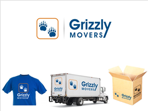 Logo Design by LogoShop for Grizzly Movers, LLC | Design: #2668357