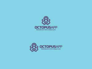 Octopus App - Reaching out with a single click (subtext optional) | Logo-Design von mldtrvs