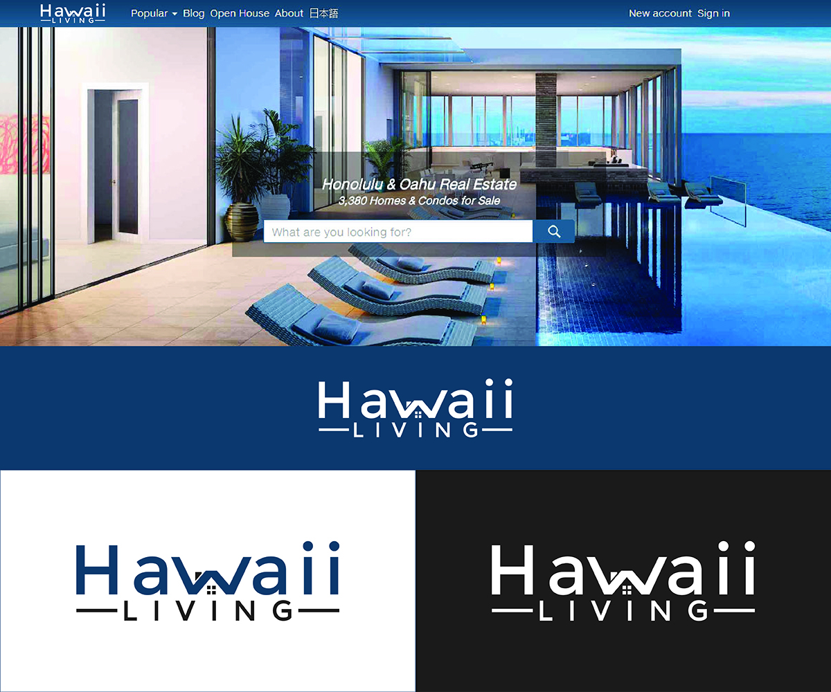 Diseño de Logo por Logico Artlines para Hawaii Living | Diseño #16124301