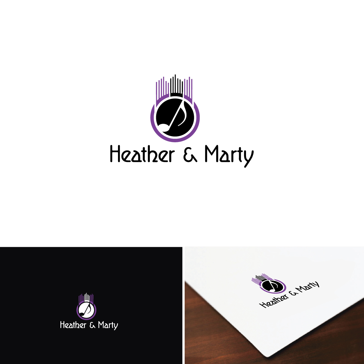 Logo-Design von e-graphics für Heather & Marty | Design #16128338