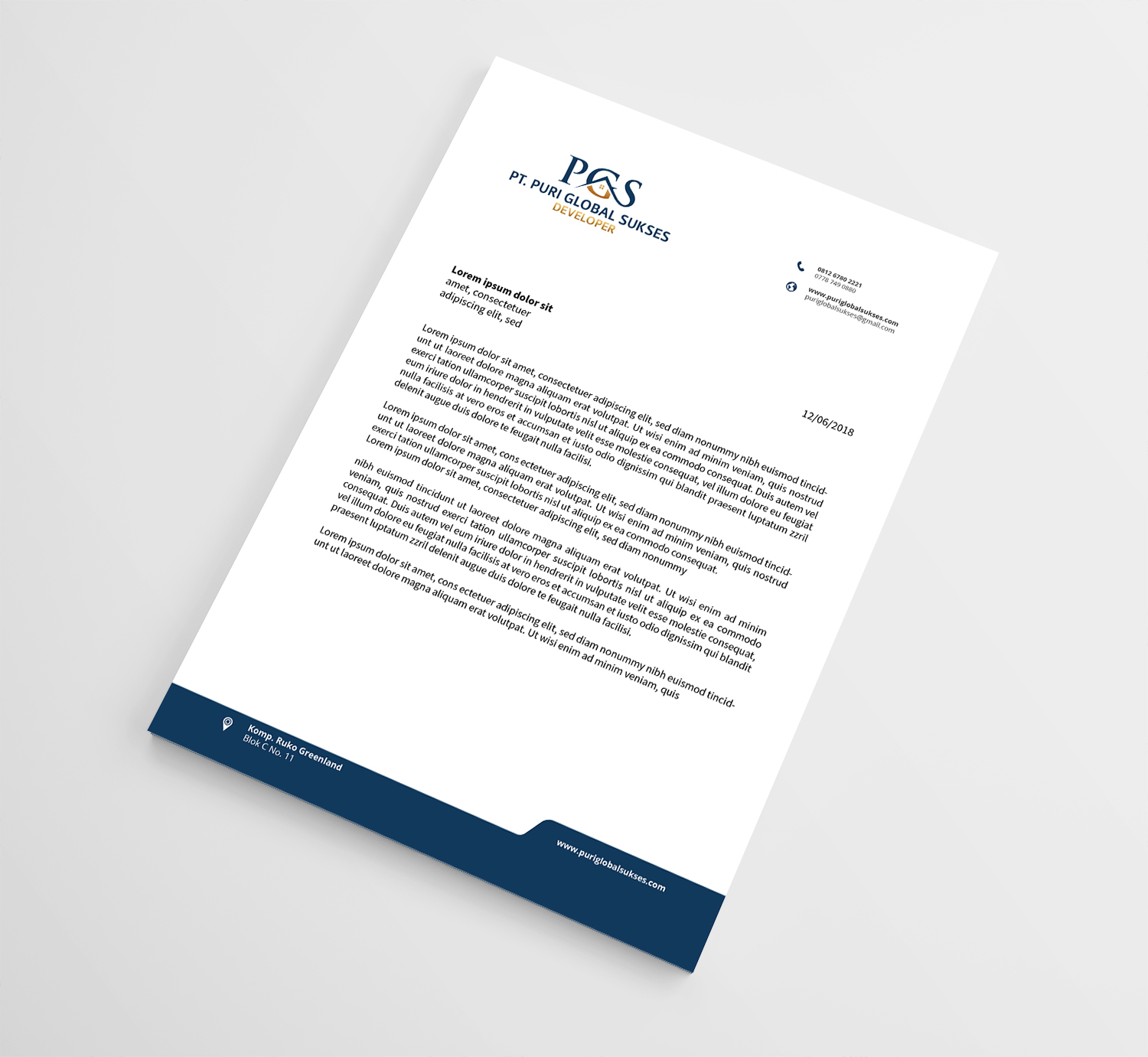 Letterhead Design by Ni Oeuvre for APP | Design #16131758
