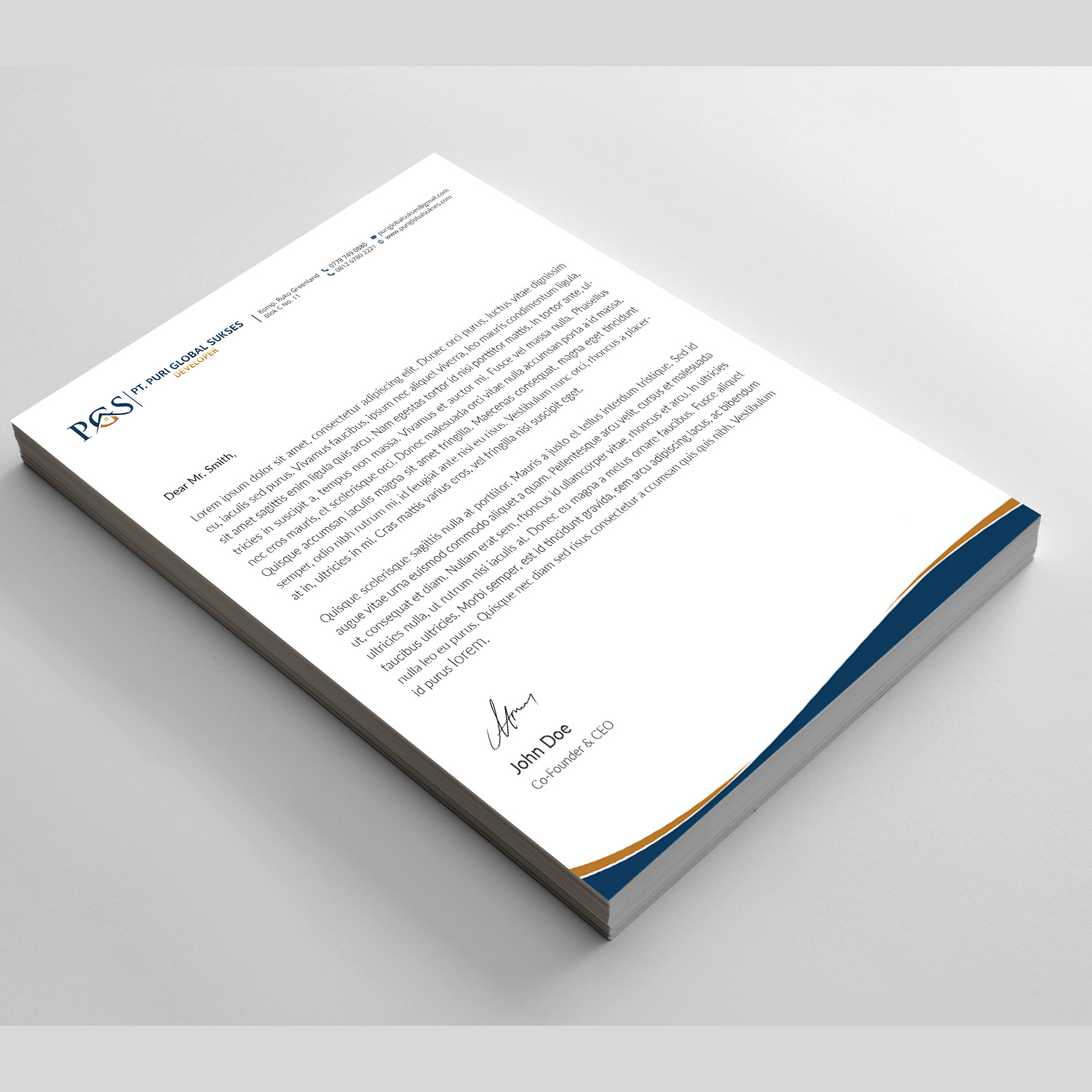 Letterhead Design by Right_D for APP | Design #16128571