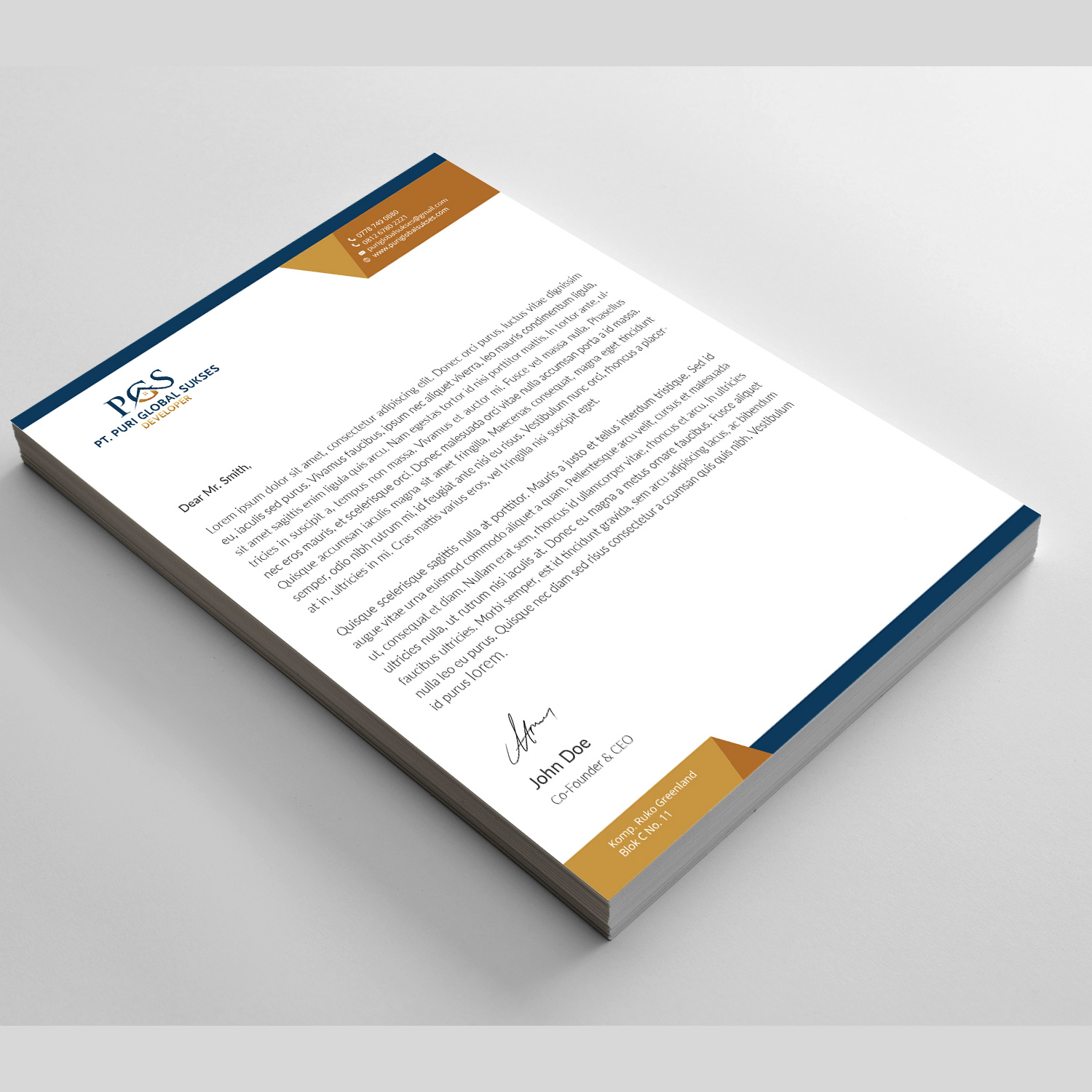 Letterhead Design by Right_D for APP | Design #16131569