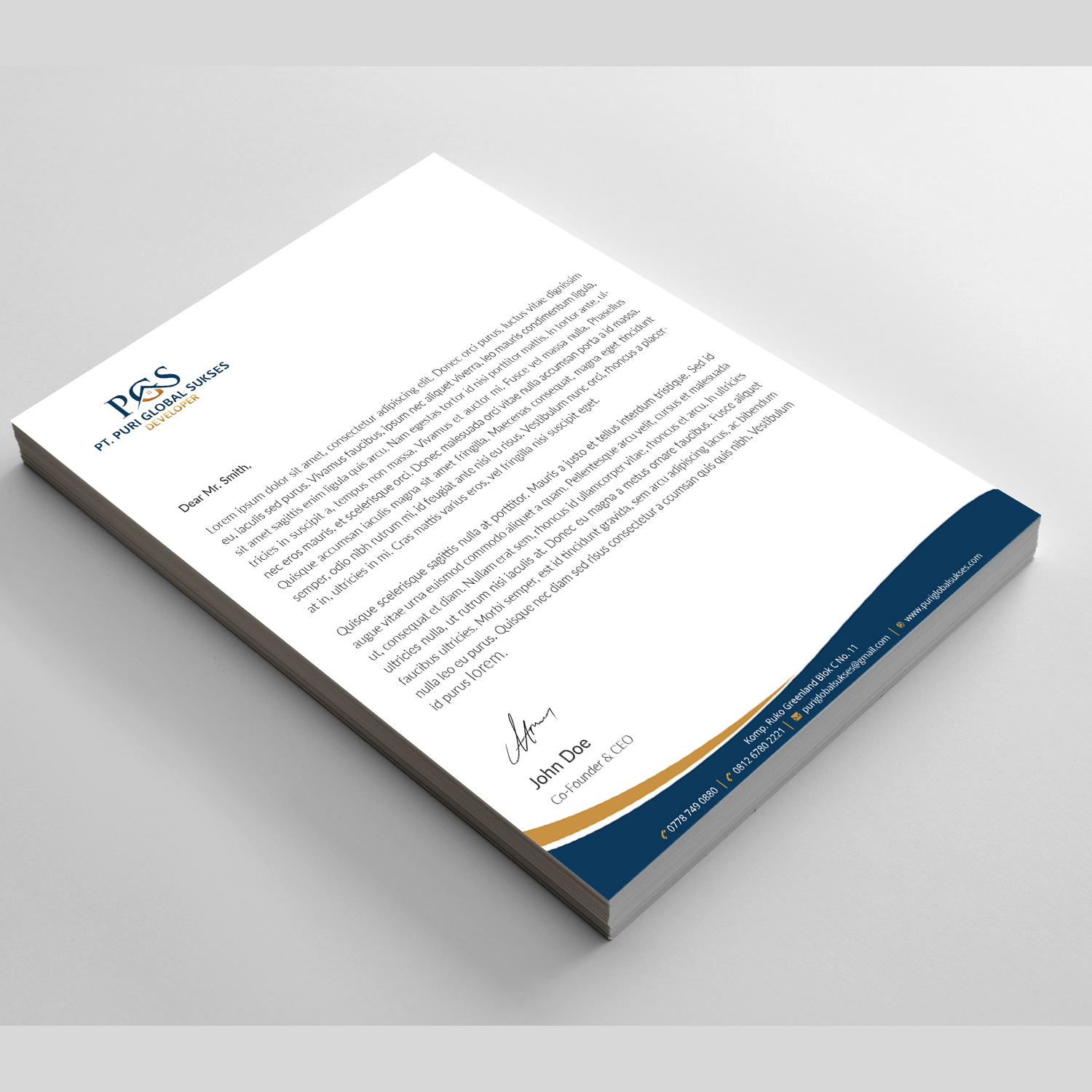 Letterhead Design by Right_D for APP | Design #16131574