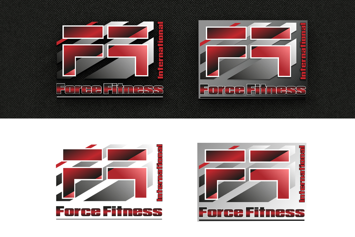Logo Design by sttachev for Force fitness international  | Design #16229244