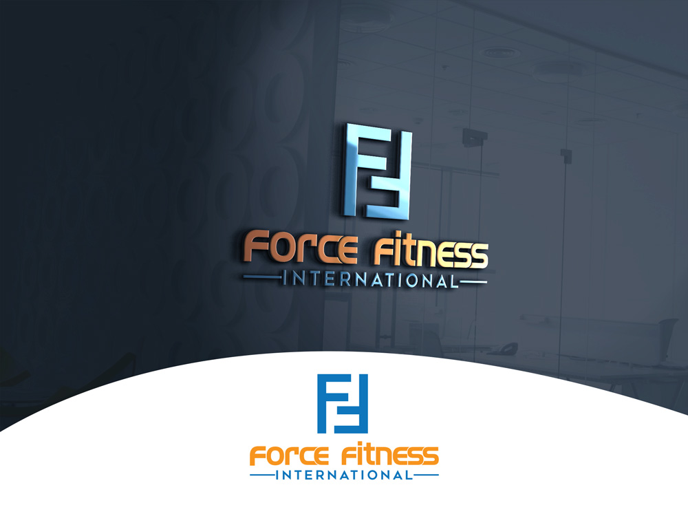 Logo Design by A S design @ for Force fitness international  | Design #16147571