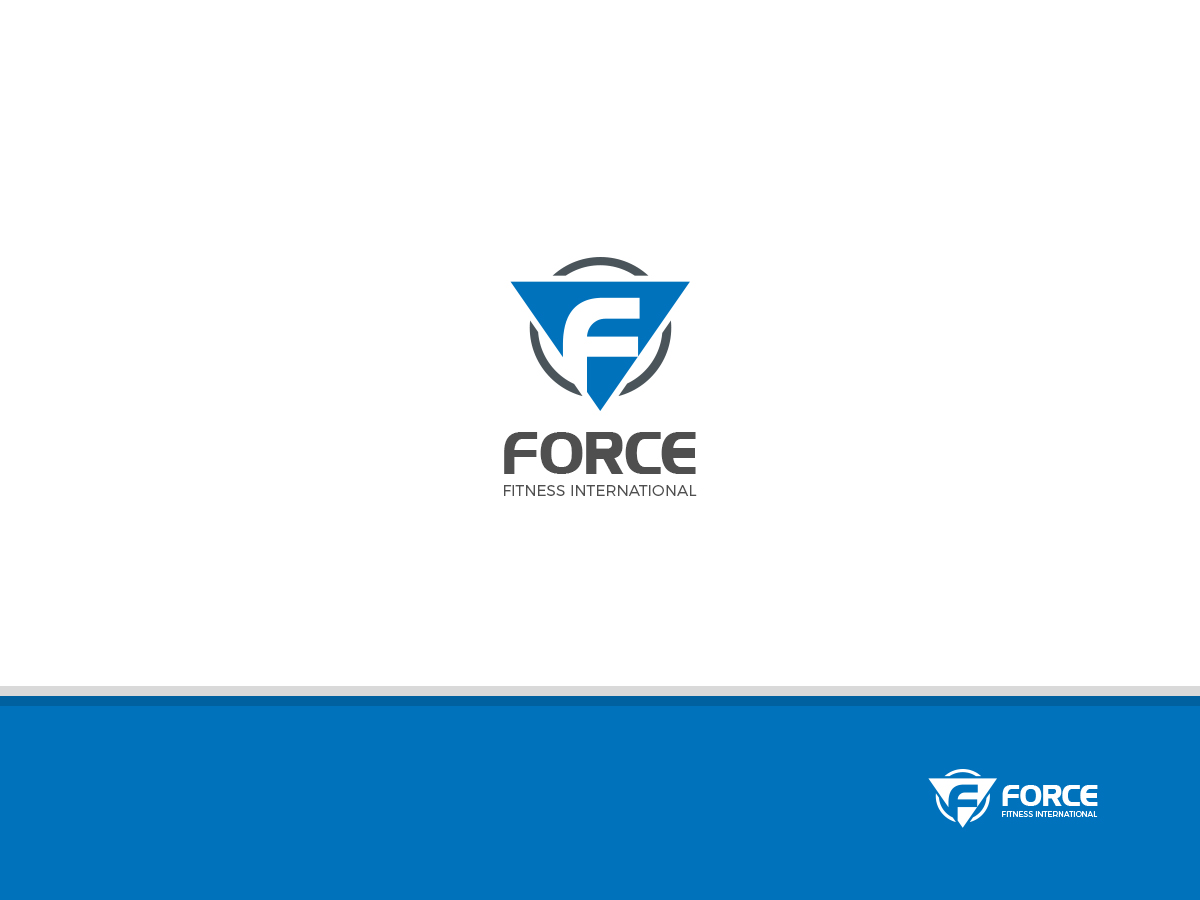 Diseño de Logo por e-mind para Force fitness international  | Diseño #16235974