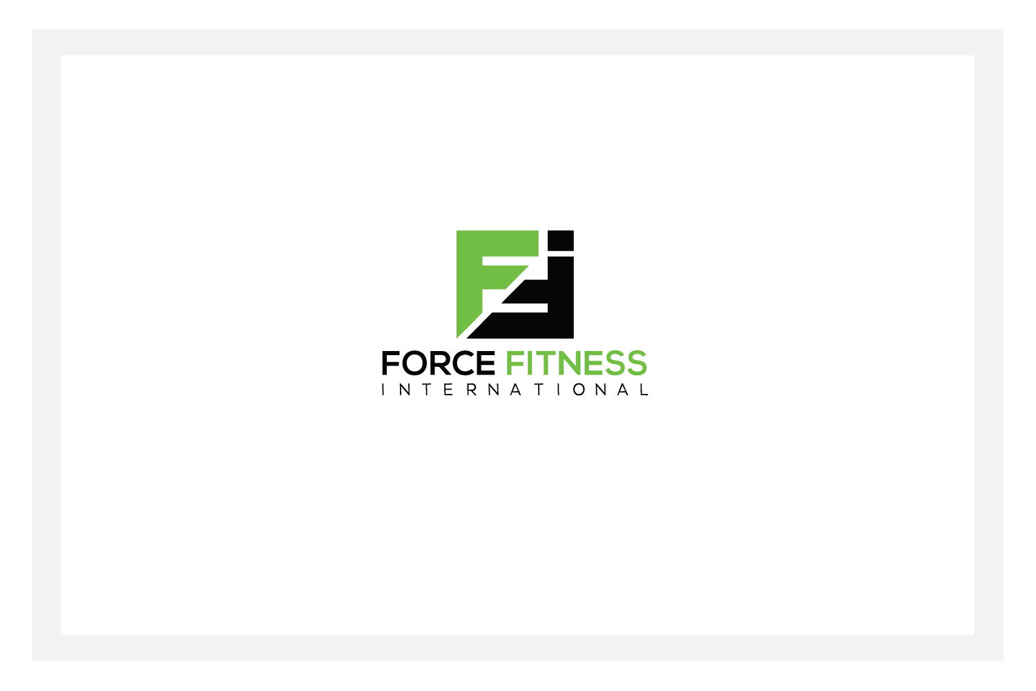 Logo Design by solidinto for Force fitness international  | Design #16235354
