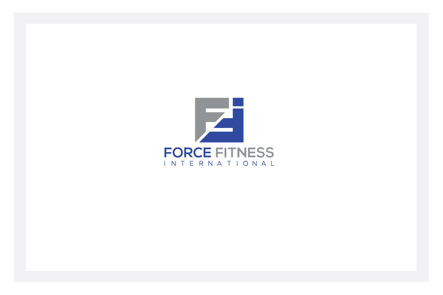 Logo Design by solidinto for Force fitness international  | Design #16235356