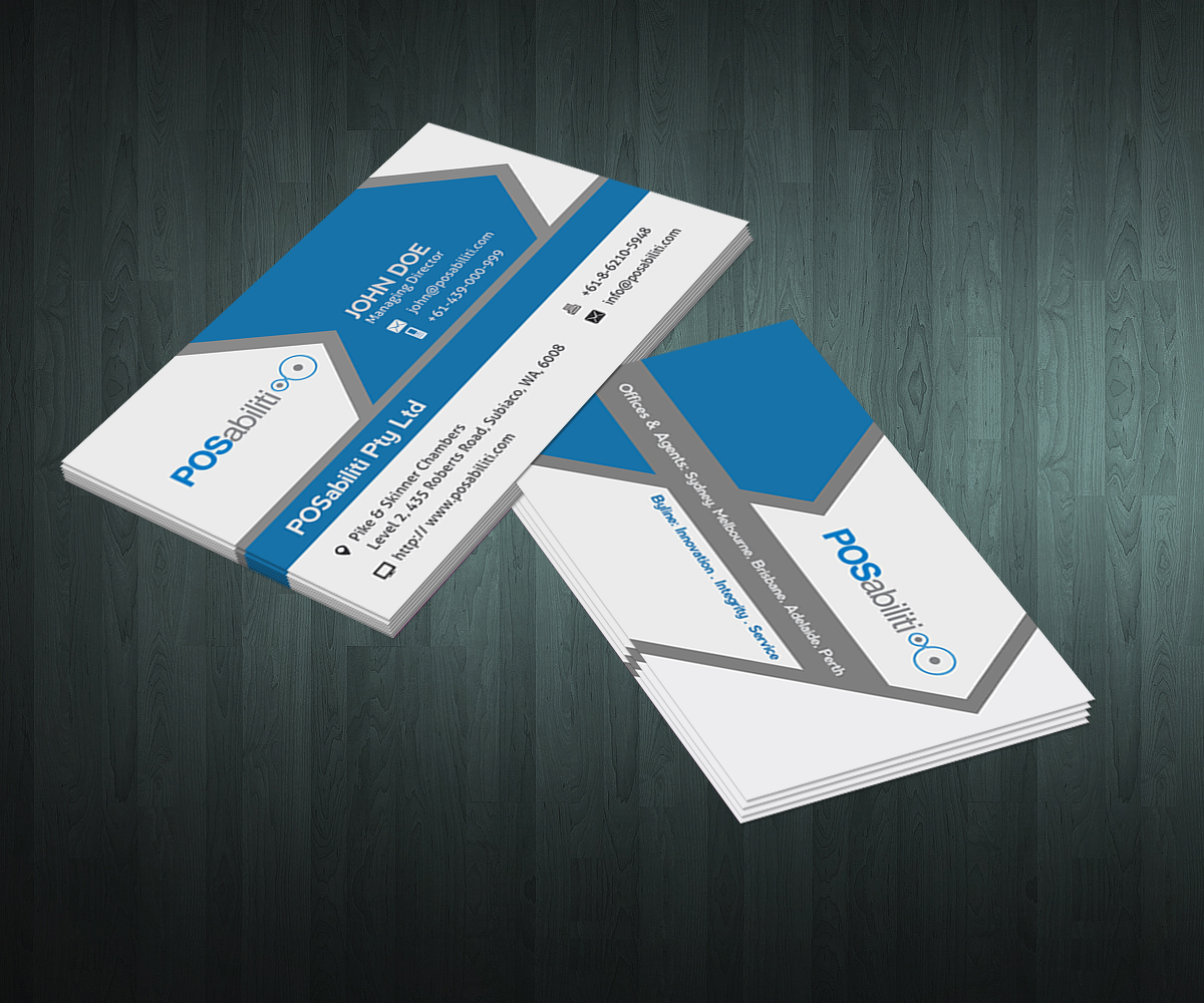 Business Card Design by Matrix5 Creative for IQ Industrial Pty Ltd | Design #2636518