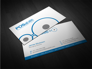 POSabiliti (www.posabiliti.com) needs exciting professional Business Cards | Visitenkarten-Design von Atvento Graphics