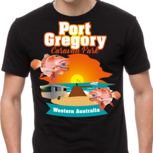 Design Illustration par Gabriel T. Marques pour Port Gregory Caravan Park | Design : #16223360