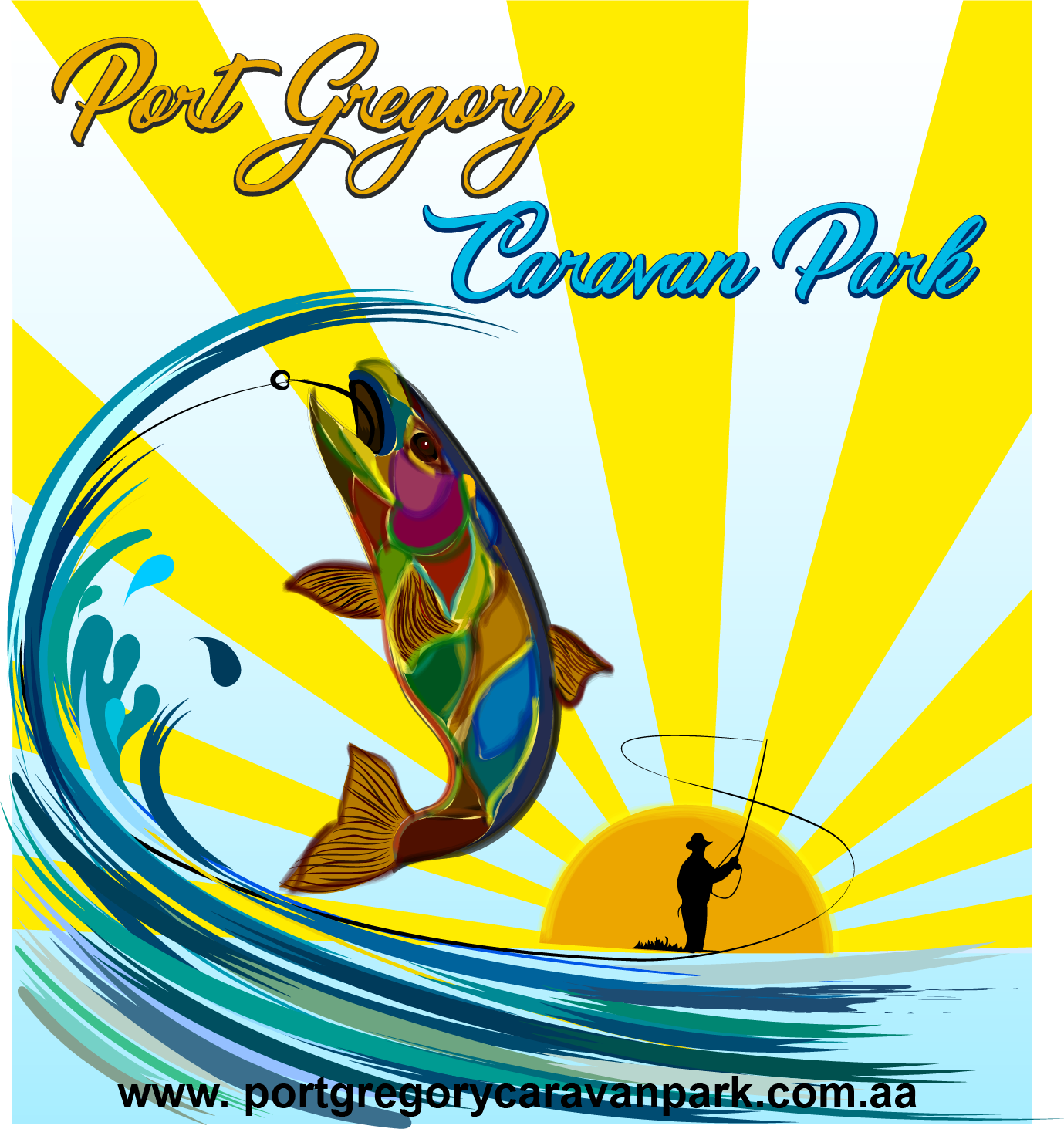 Design Illustration par arun jhumghar pour Port Gregory Caravan Park | Design #16140503