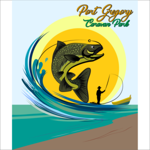 Design Illustration par arun jhumghar pour Port Gregory Caravan Park | Design : #16170007