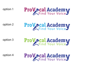 Diseño de Logo por Black Stallions Impressive Solutions para ProVocal Academy | Diseño #16133519