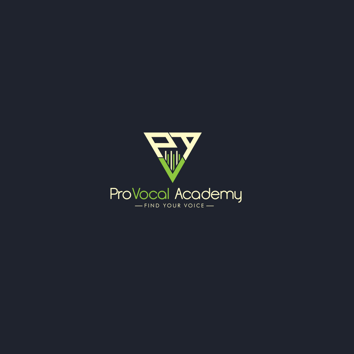 Diseño de Logo por Amaira,s Creation para ProVocal Academy | Diseño #16124752