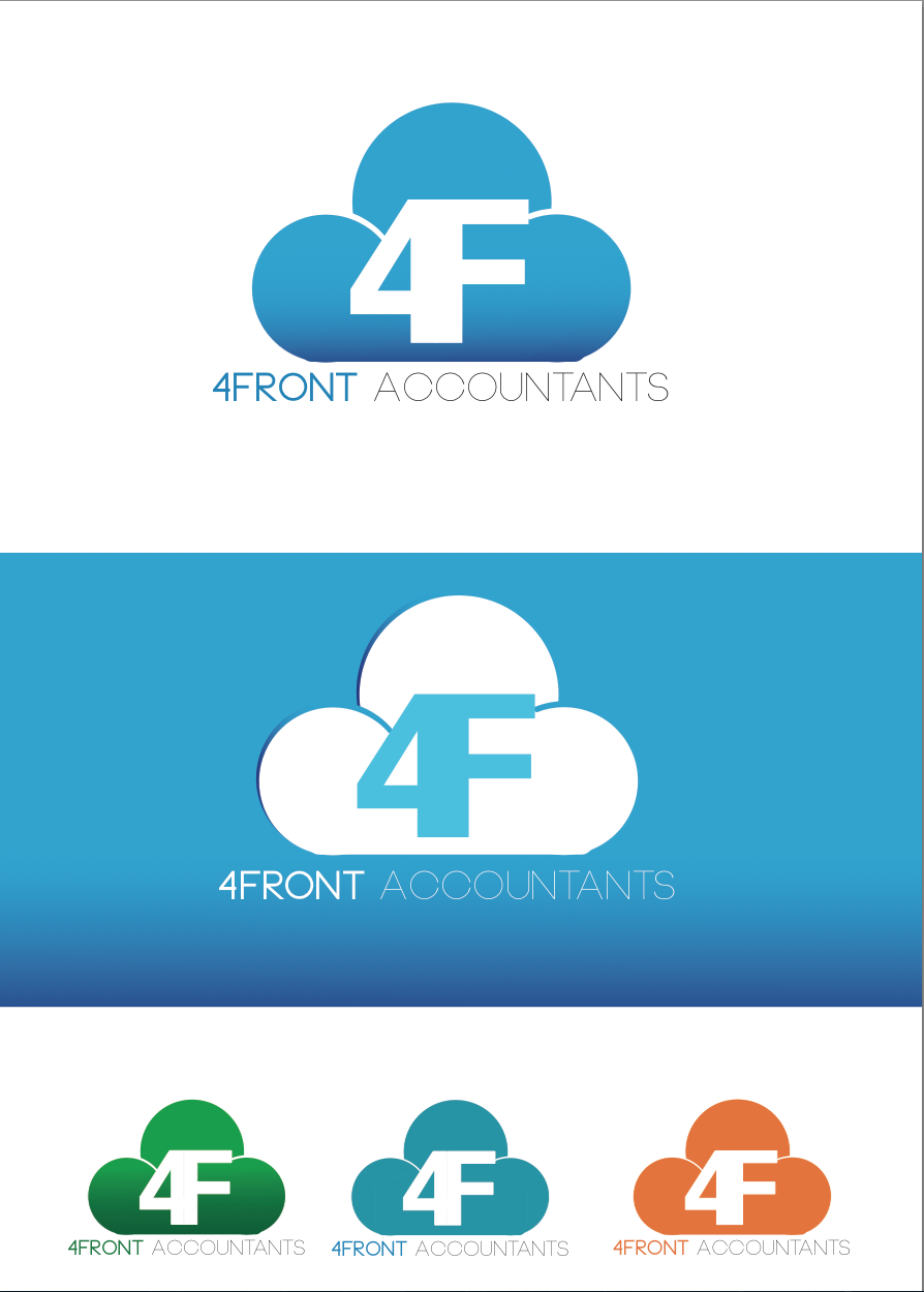Logo Design by Fowziah ali for 4Front Accounants | Design #2640796