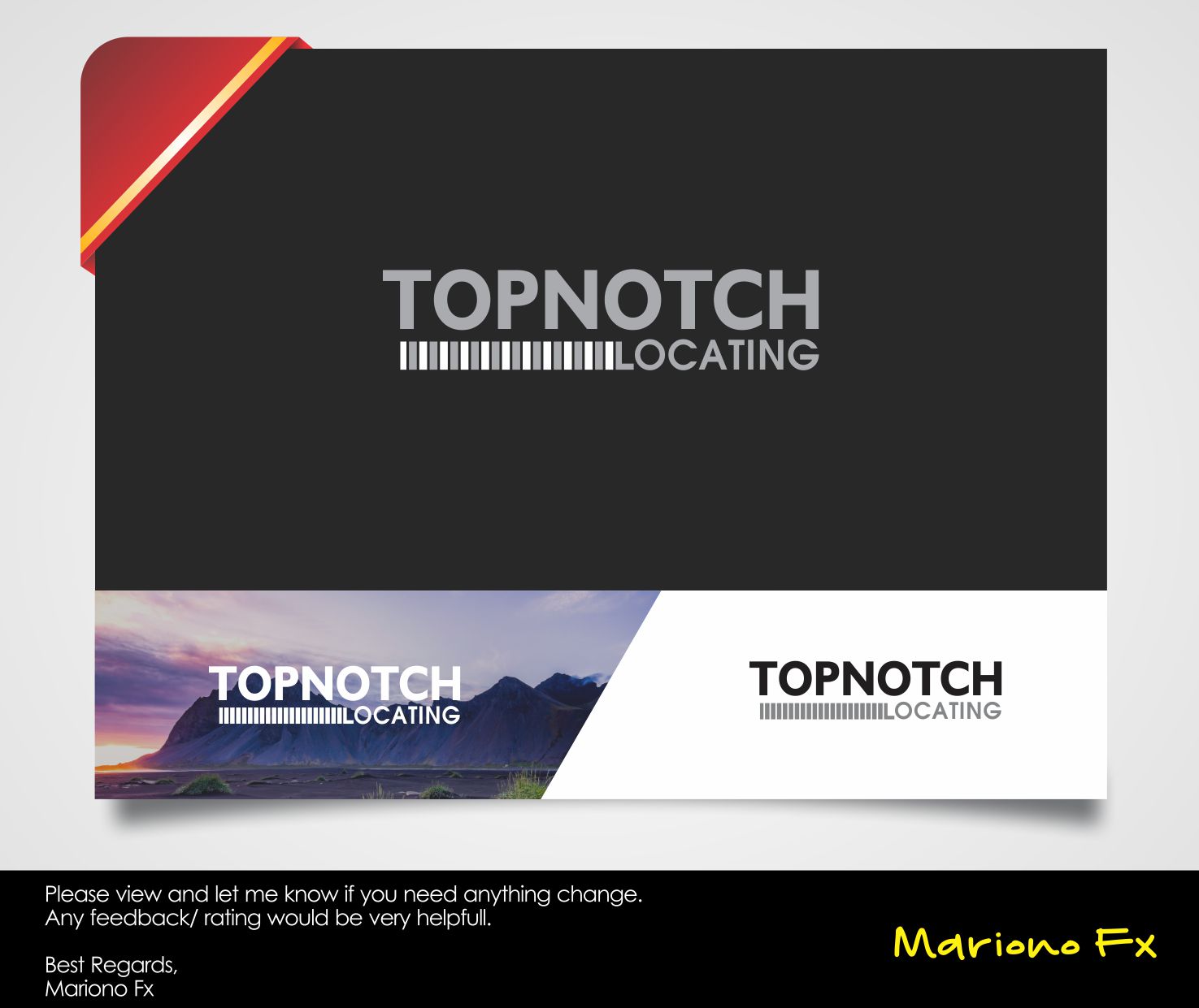 Logo Design by Mariono Fx for TopNotch Locating | Design #16122784
