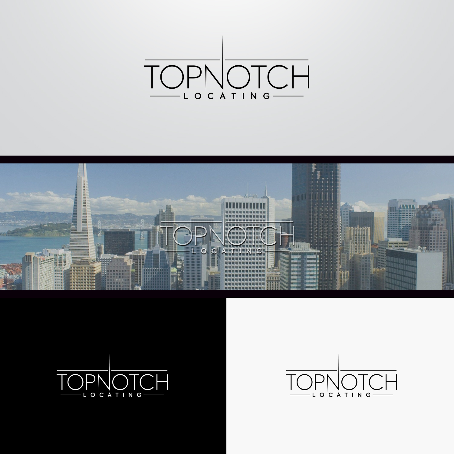 Logo Design by Aliza Creative for TopNotch Locating | Design #16125961