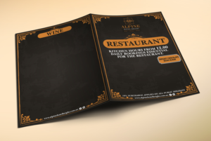 Menu Design by Impressive Solutions for The Alpine Hotel  | Design: #16279959
