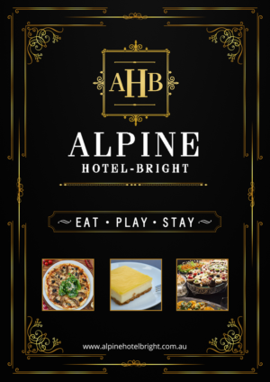 Menu Design by SAI DESIGNS for The Alpine Hotel  | Design: #16417828