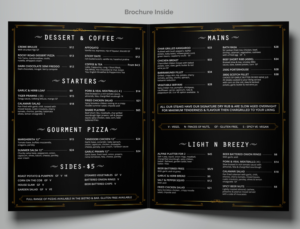 Menu Design by SAI DESIGNS