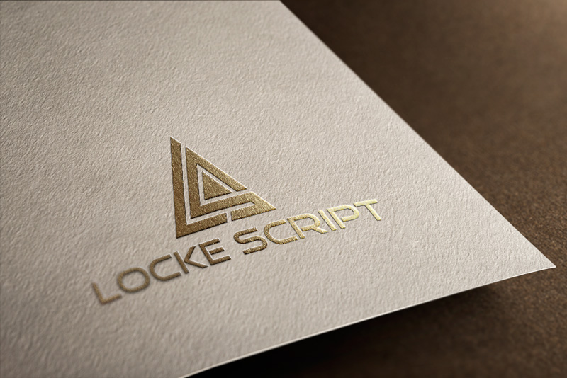 Logo Design by rocklee for Lockescript | Design #16148079