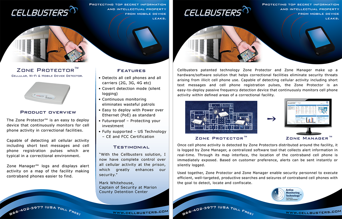 Brochure Design by MO Design for cellbusters | Design #2831766