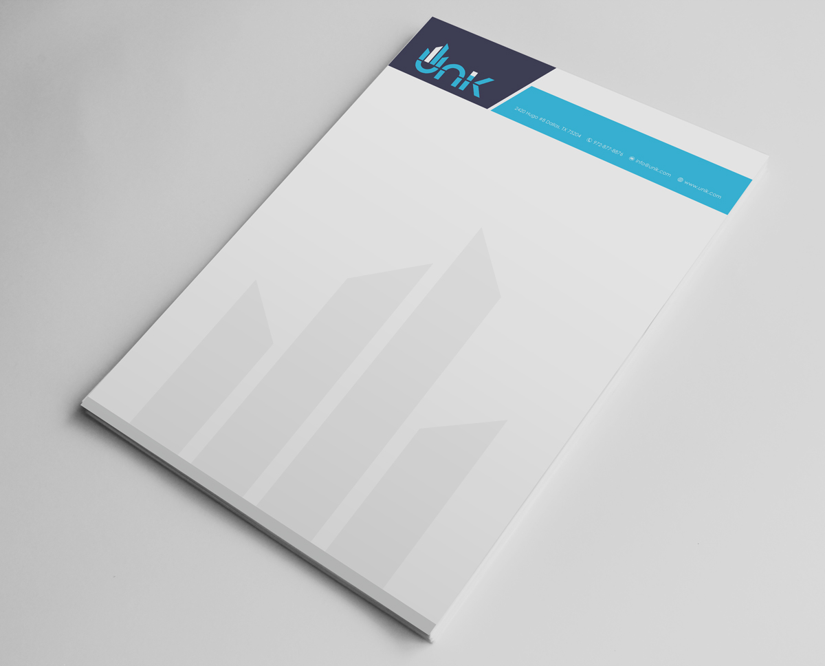 Letterhead Design by logodentity for this project | Design #2656384