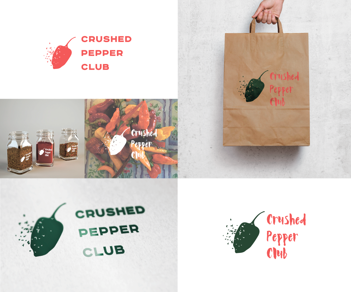 Logo Design by Farmiza for Crushed Pepper Club | Design #16173542