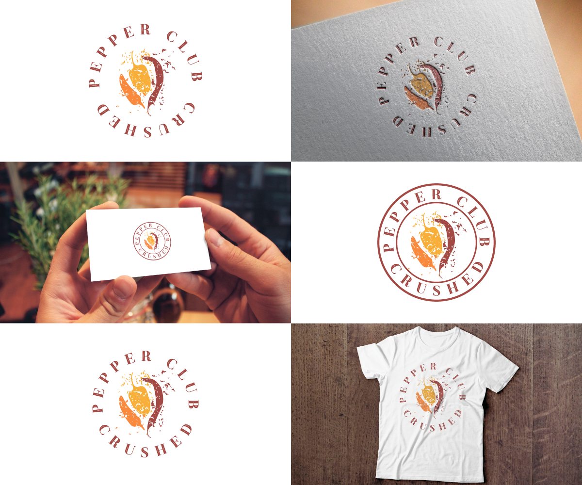 Logo Design by Farmiza for Crushed Pepper Club | Design #16317097