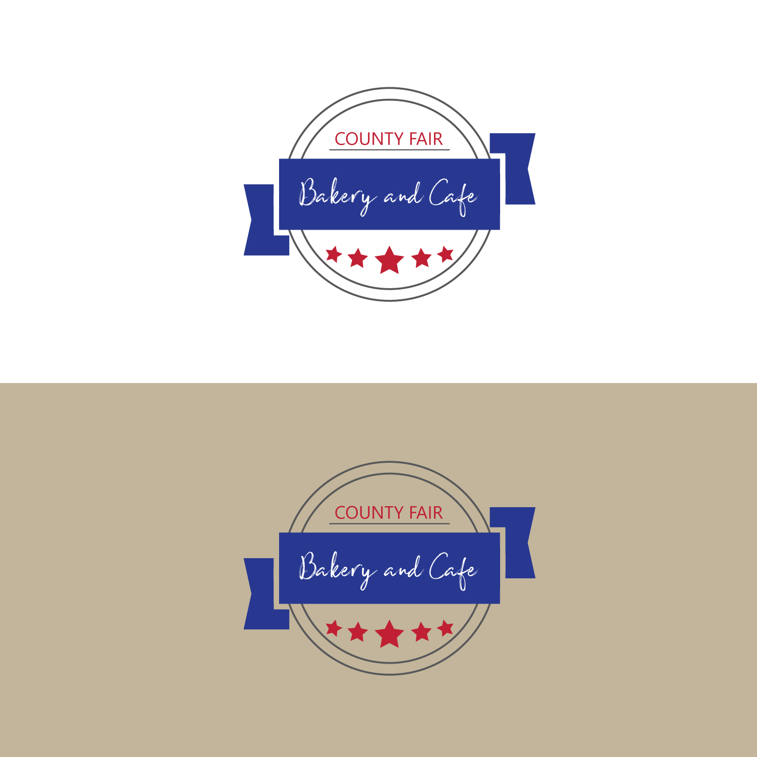Logo Design by helal 4 for County Fair Bakery and Cafe | Design #16265613