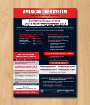 Flyer Design by ecorokerz for American Mail Profits | Design: #16137510
