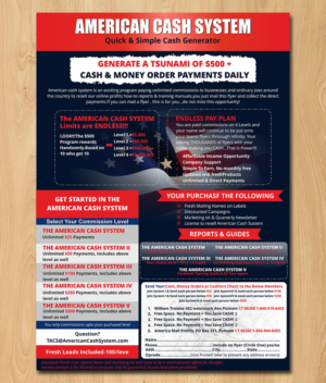 Flyer Design by ecorokerz for American Mail Profits | Design: #16149545