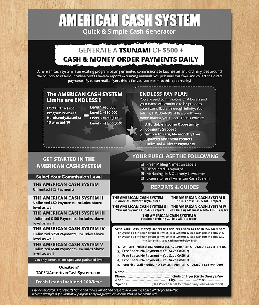 upmarket serious small business flyer design for american mail