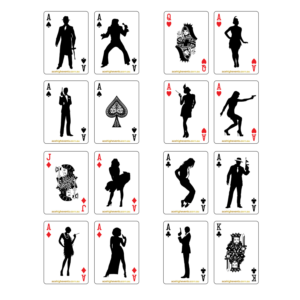 Life Size Poker Cards For Themed Casino Events | Poster Design by Lesaba Design