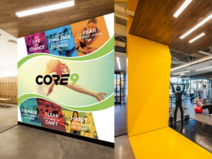 Creative Fitness Studio Feature Wall | Diseño Gráfico por mmmarif1982